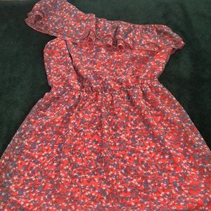 One shoulder summer dress